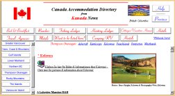 Canada Accommodation Directory at Kanada News